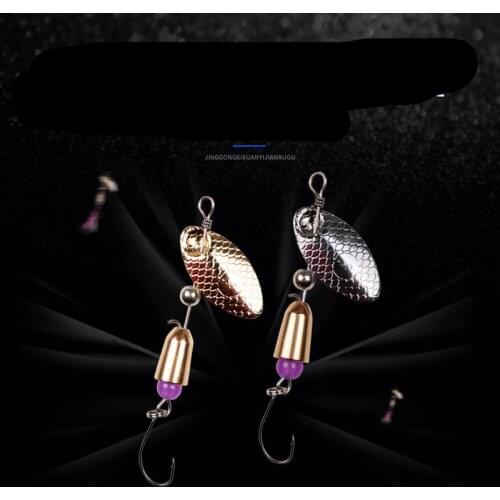 1Pcs 3.5g/5.5g Artificial Gold / Silver Spoon Lure Metal Spinner Fishing Lures Pesca Fishing Tackle Spinner Bait Fishing Tools
