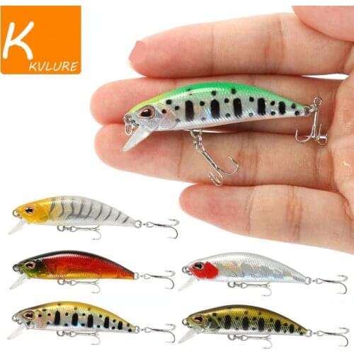 1Pcs Fishing Bait Minnow Sinking Wobblers Hard Bait 55mm Artificial Bait Trout Hard Lure Jerkbait Crankbait Bass Fishing Tackle