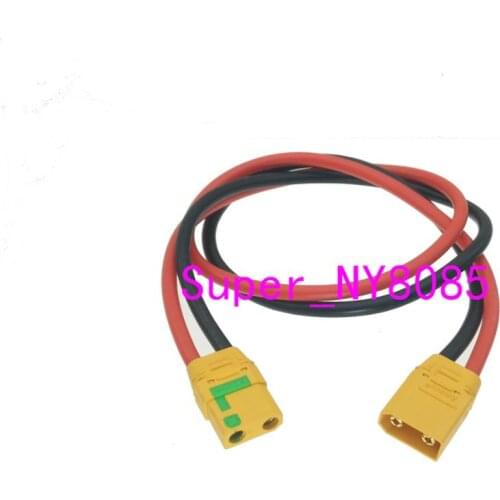 1Pcs Male XT-90 XT90 to Female XT-90 14" Extension Anti Spark 10AWG Adapter XT90 Ebike