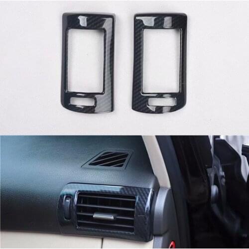 2pcs/set Car Dashboard Side Air Vent Frame Trim Styling For Lexus RX 2009-2014 Left Hand Drive
