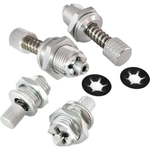 2pcs/set Heavy Duty Aluminum Cowl Lock set Push Button Latch Locks For RC Boat Model 22x10mm 42x12mm