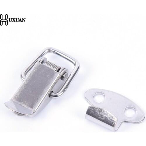 2 Pcs 28mm Length Box Chest Case Spring Loaded Draw Toggle Latch Spring Latch With Excellent Anti-corrosion Properties Whosesale