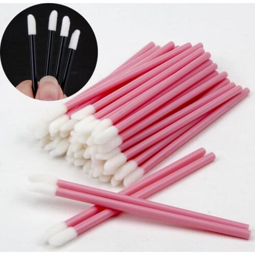 50/100PCS Disposable Lip Brush Eyelash Makeup Brushes Lash Extension Mascara Applicator Lipstick Glossy Wand Cosmetic Makeup Too