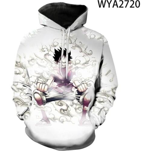 Anime One Piece Hoodies 3D Print Pullover Sweatshirt Monkey Luffy Ace Sabo Shanks Law Battle Tracksuit Outfit Casual Outerwear
