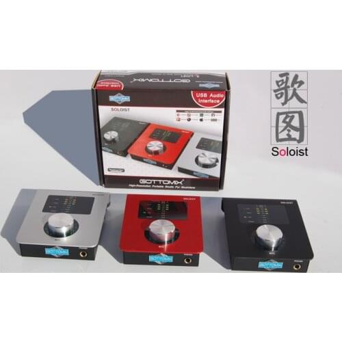 100% Original Gottomix Soloist USB 2.0 Audio Interface Sound Crad, Portable Studio Recording For Musician