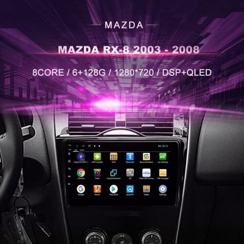 Car DVD For Mazda RX-8 2003 - 2008 Car Radio Multimedia Video Player Navigation GPS Android10.0 Double Din