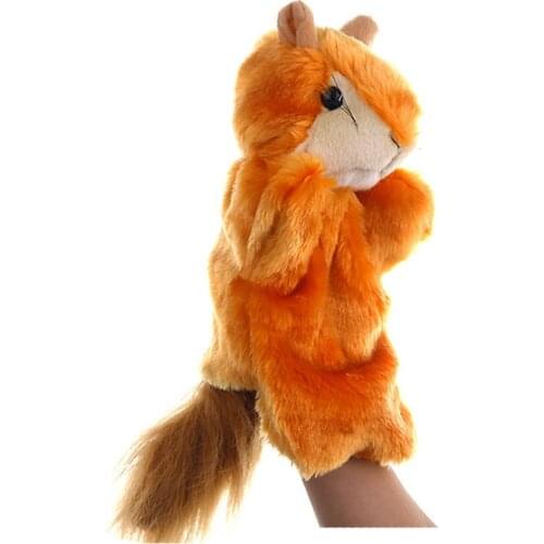 BOLAFYNIA Squirrels and voles Children Hand Puppet Toys baby kid plush Stuffed Toy for Christmas birthday gifts