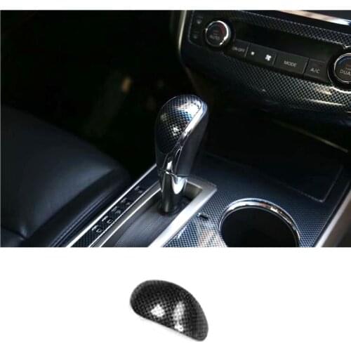For Nissan Altima 2013-2018 Car Gear Shift Knob Head Decoration Cover Stickers Interior Car Styling Accessories