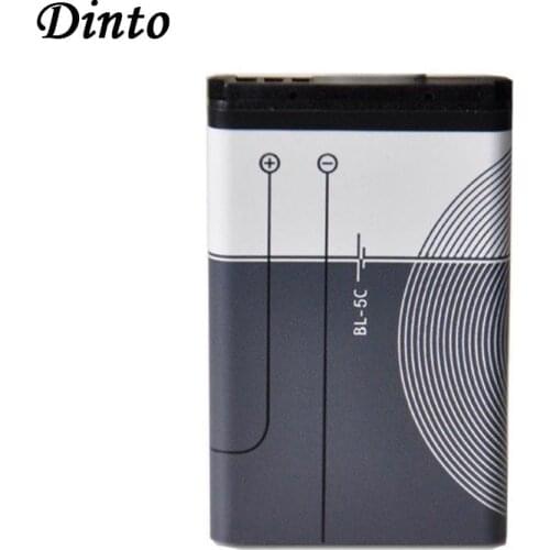 Dinto 1pc BL-5C BL5C BL 5C Replacement Li-ion Lithium Battery 1020mAh Batteries for Nokia 1112 1208 1600 2610 2600 n70 n71