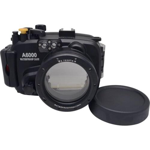 Mcoplus 40m/130ft Waterproof Underwater Camera Diving Housing Case Bag for Sony A6000 16-50mm Lens Camera