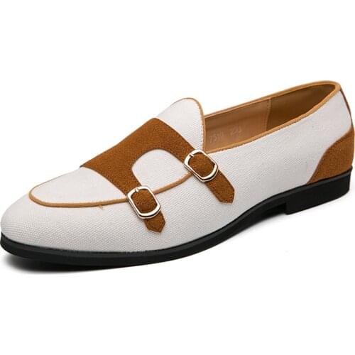 Plus size 48 new canvas shoes mens leisure luxury brand handmade Penny flat shoes driving dress shoes zapatillas hombre zapatos