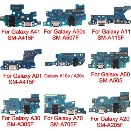 Original Charging Port Board For Samsung Galaxy A41/SM-A415F/A50s/SM-A507F/ A11/SM-A115F/A01/SM-A105F/A10e/A20e/A50/SM-A505/A70