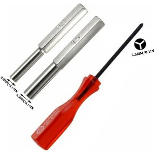 3.8mm 4.5mm Tri-wing Security Bit Screwdriver For Nintend For NES For SNES For N64 For Game Boy For SEGA Set Repair Tool