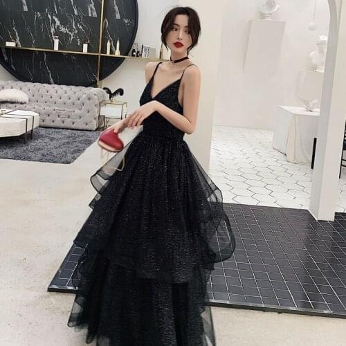 Prom dresses Long with Beaded Sashes Lace Up Tulle dress for graduation Formal Evening Prom Dress