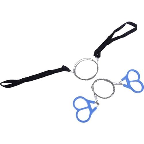 Portable Practical Emergency Survival Gear Steel Wire Saw Outdoor Camping Hiking Manual Hand Steel Rope Chain Saw Travel Tool
