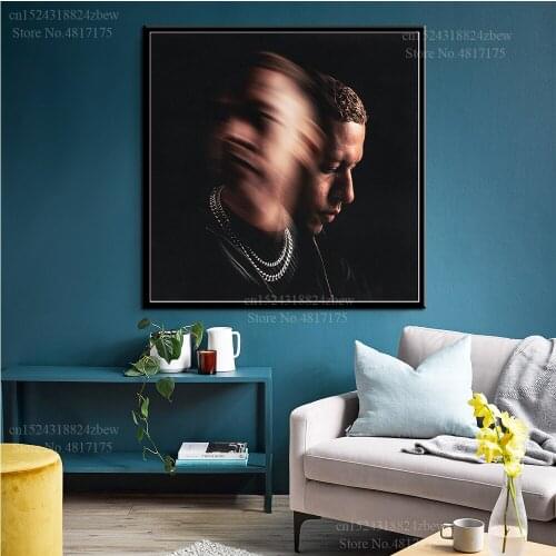 GAWVI Poster Rapper Singer Music Album Heathen Canvas Painting Wall Art Posters and Prints Home Decor