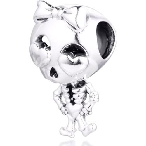 Ghost Girl Charm 925 Sterling Silver Beads for Jewelry Making Fit Charms Bracelet DIY 2020 Autumn newest 021278