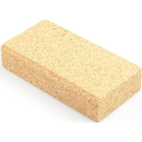 Leather Art Handmade DIY Leather Coarse Grain Oak Block Cork Pad Auxiliary Diamond Cone Perforation Tools