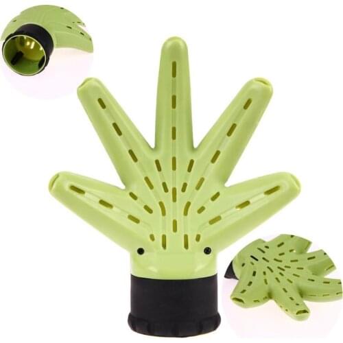 1pc Pro Plastic Hand Shape Hair Diffuser Hair Care Curly Hair Styling Tools Salon Household Hairstyling Accessory