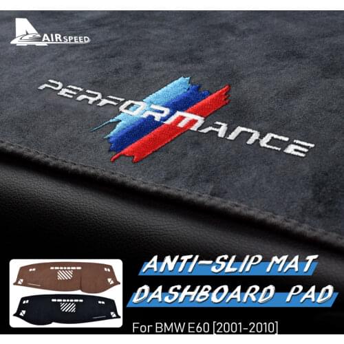 AIRSPEED for BMW 5 Series E60 Accessories Flannel Car Anti Slip Anti UV Mat Dashboard Cover Pad Dashmat Carpet Interior Trim
