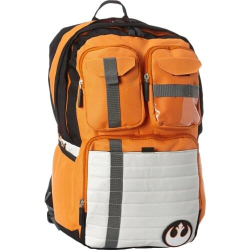 Star Cosplay Wars Rebel Alliance Logo Orange Rebellion Backpack School Bag Purse Costume Accessories