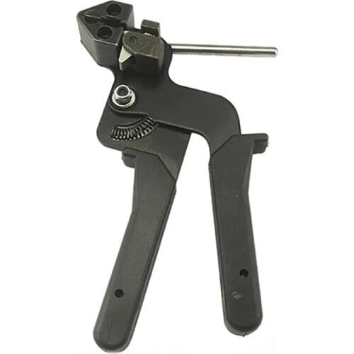 Self-locking Stainless Steel Cable Tie Pliers Cutter Fastening Hand Tool Tightening Retractor for Cable Tie of Width Within 12mm
