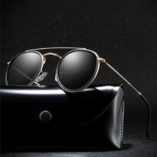 Brand Design Polarized Sunglasses Round Shades Men Women Driving Sun Glasses Vintage UV400 Sunglass gafas de sol