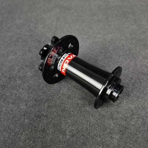 NOVATEC D791SB-B15 Road/MTB disc brake front hub thru axle 15x110mm disc barke hub black 154g 28/32 holes