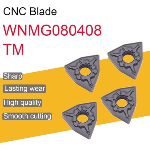 WNMG080408 TM PC4125 10PCS Carbide Insert External Turning Tools WNMG 080408 High Quality CNC Lathe Cutter Tool For Steel