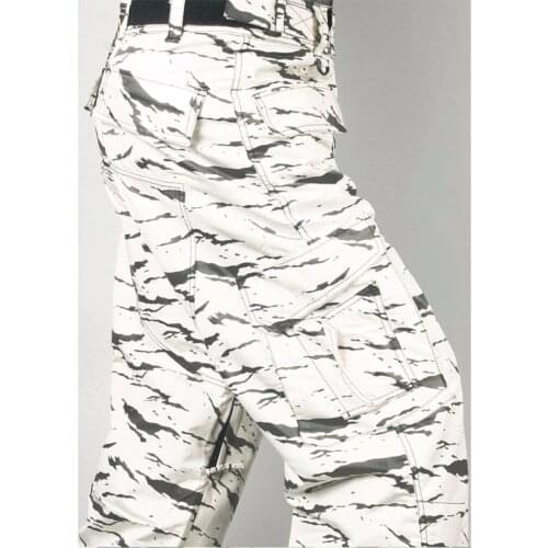 Newest Edition "Southplay" Winter Waterproof -Skiing- Snowboard Warming White Sand Military Pants
