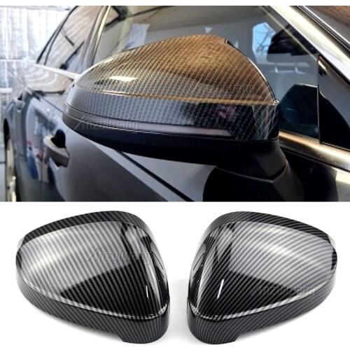 1 Pair Car Left & Right Door Side Rearview Wing Mirror Cover Cap Housing Fit for Audi A4 B9 allroad Quattro A5 S5 RS5 Sportback