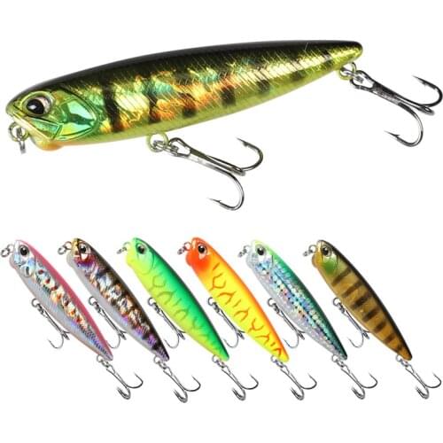 1pcs 6.5cm 5.5g Deep Diving Jerkbait Artificial Hard Bait Fishing Wobblers pencil Lure for Bass Pike Carp Fishing Tackle