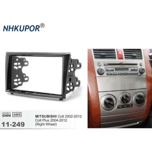 11-249 Top Quality Radio Fascia for MITSUBISHI Colt;Colt Plus 2004-2012 (Right wheel) Fascia Dash CD Trim Installation Frame Kit