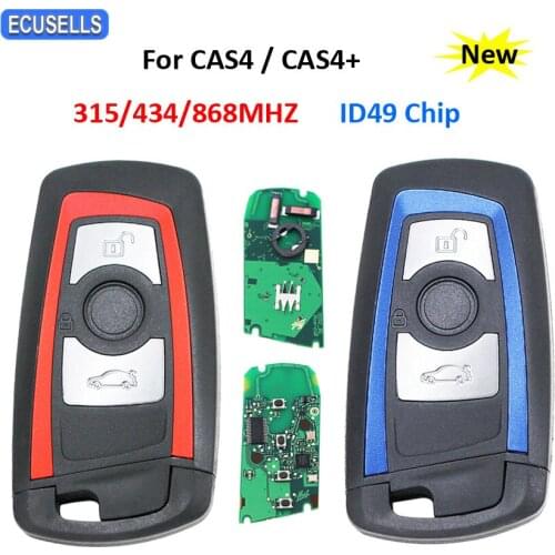 3 Button Remote Car Key 315MHz YGOHUF5662 434MHz HUF5767 868MHz HUF5661 ID49 Chip For BMW CAS4 CAS4+ 5 7 F Series X5 X6 F15 F16