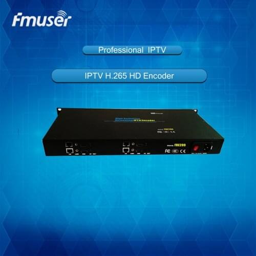 4 in 1 H.264/H.265 High Definition SRT HD IPTV Streaming Encoder IP Converter Video Encoder Support M3U8 HLS