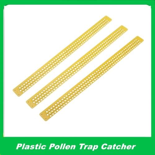 5 pcs Simple plastic three rows Pollen Trap Beekeeping Equipments Easy Install Bee Hive Entrance free shipping
