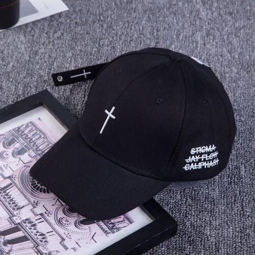 Men Women Embroidery Cross Baseball Cap Cotton Snapback Dad Hat Bone Casquette Summer Couple Hip Hop Sun Cap Gorras Outdoor Hat