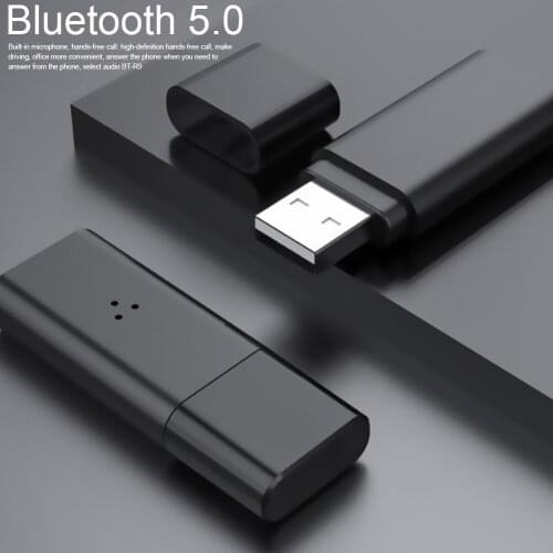 Bluetooth Audio Receiver 3.5MM USB Dual Output Wireless Music Adapter Dongle Transmitter For Windows Stereo Headset Keyboard