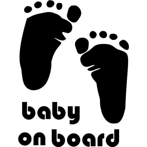 BOASE Stickers Baby In The Car