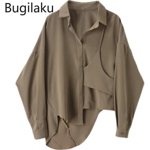 Bugilaku Womens Office Shirts