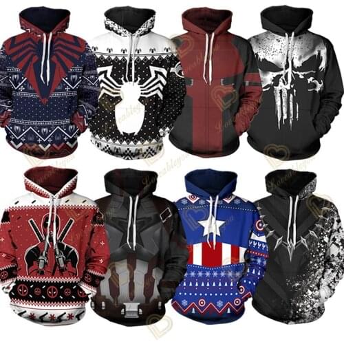 Children Avenger Endgame Quantum Realm Hoodie Men Women Hooded Pullover Coat 3D Printed Sweatshirt Jacket Hot Sale
