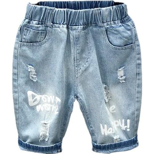 Children Shorts Kids Clothing Summer Children Jeans Baby Boys Shorts Baby Girls Short Jeans Summer Pants For Kids 2 4 6 7 years