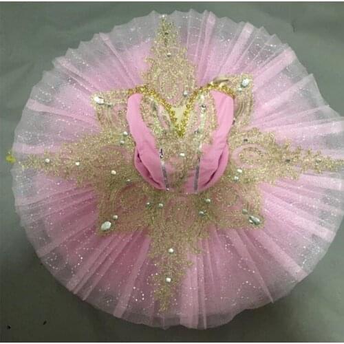 Sequined Ballet Tutu Dress Child Kids Professional Tutu Ballet Girls Ballerina Outfits Ballroom Ballet Dancing Dress For Party