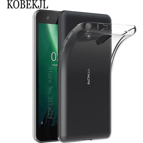 For Nokia 2 2018 Case Nokia 2.1 Case Soft Transparent TPU Silicone Back Cover Phone Case For Nokia 2.1 TA-1080 TA-1092 5.5 inch