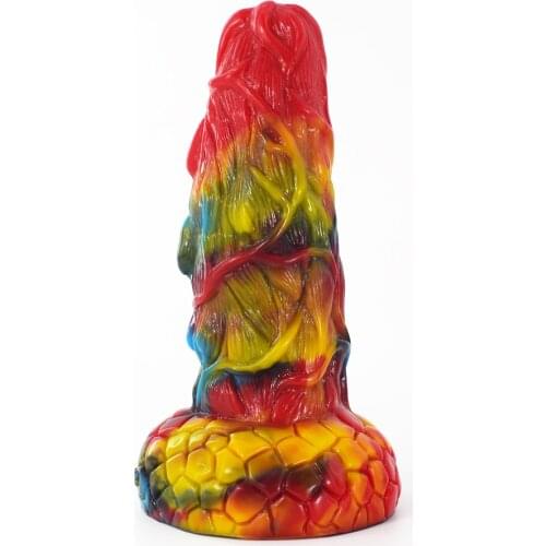 Vein Swell Dildo Anal Toys Thick 6 cm Butt Masaager For Women Men Stimulator Fake Strapon Penis With Suction Cup Colorful Dick