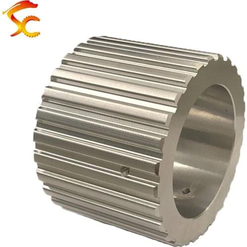 H Timing Pulley 28 teeth bore 78.3mm H 28 teeth timing pulley 80mm width