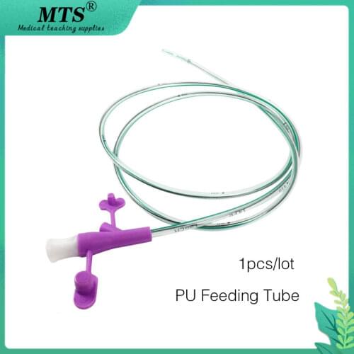 MTS Medical Disposable Stomach tube multi function connector PU Feeding Tube hospital or Home care