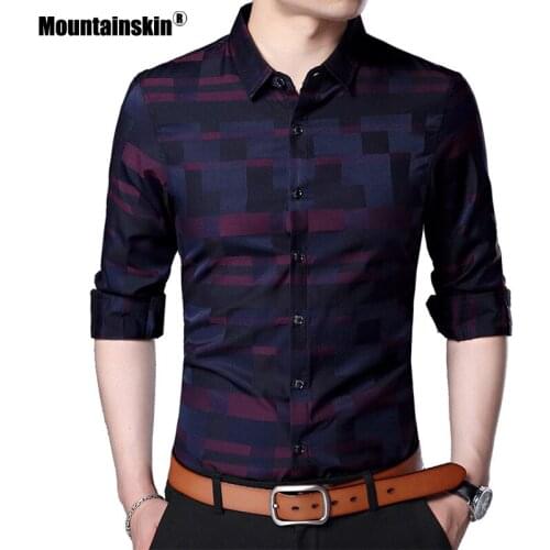 Mountainskin Mens Silk Shirts