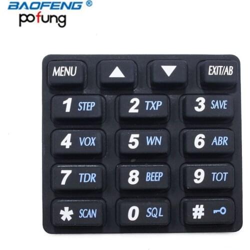 Original Baofeng UV-82 Numeric Keypad Keyboard For Baofeng Walkie Talkie BF-UV82 UV82plus UV-82HP UV-8HX Two Way Radio