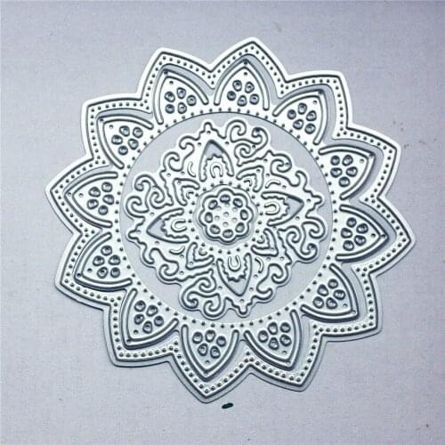 PANFELOU Metal craft Double complex wreath paper die cutting dies for Scrapbooking/DIY wedding Halloween cards